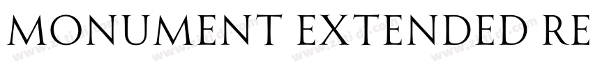 Monument Extended Re字体转换